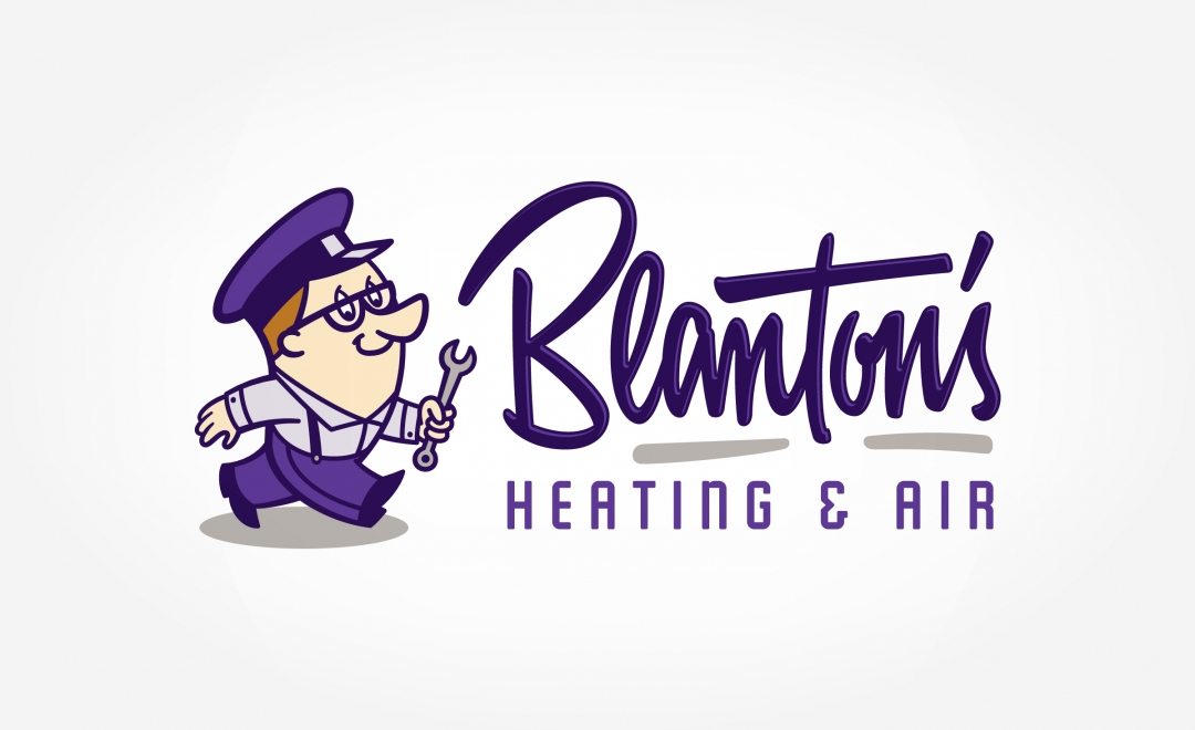 Vintage logo design a for a heating and air contractor in Fayetteville, NC.
