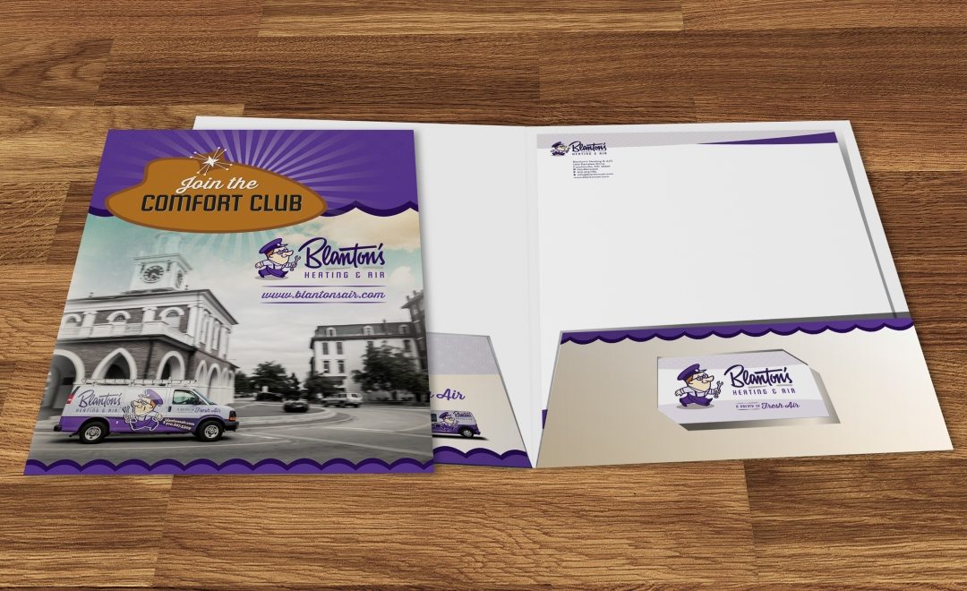 Presentation folder design and printing