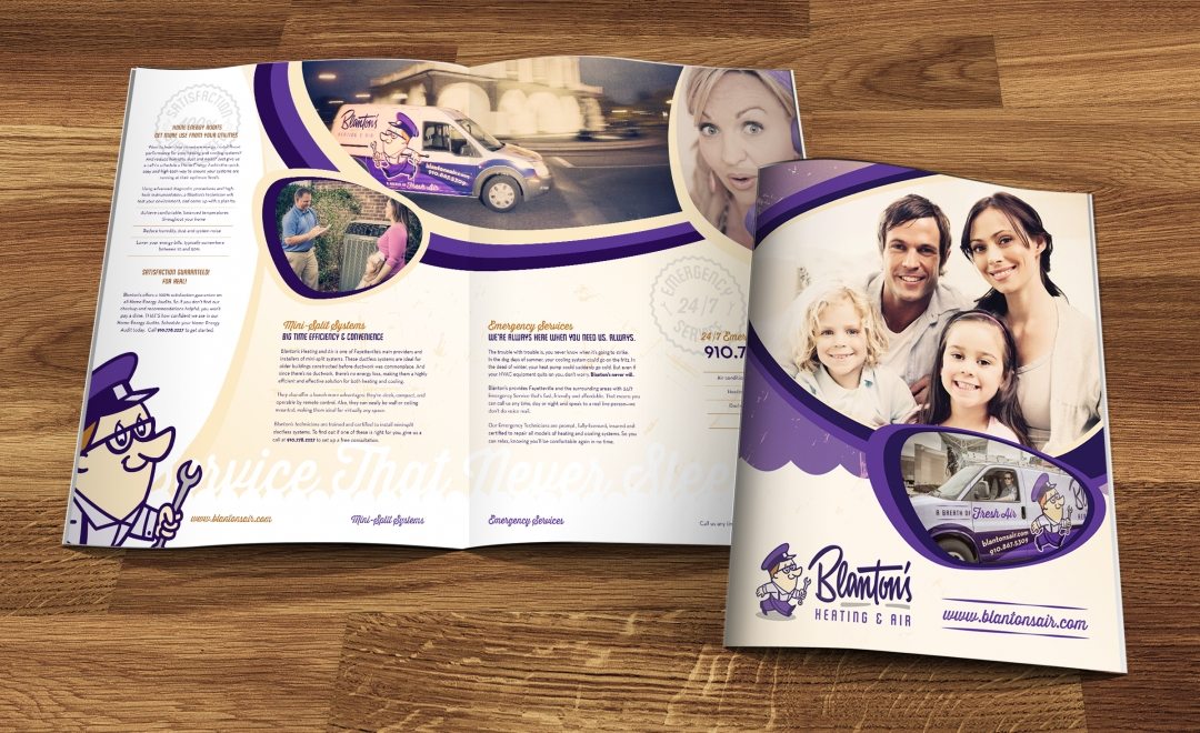 12-page brochure design and layout