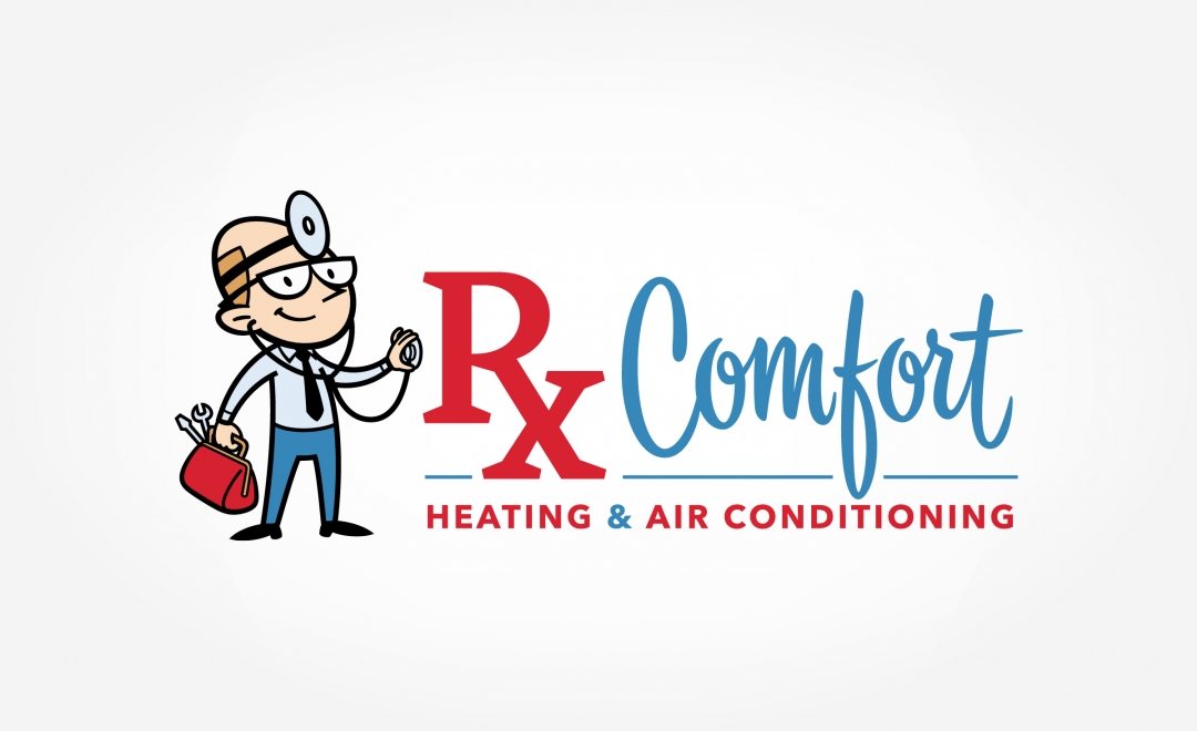 Character driven logo for a heating and a/c contractor in Michigan.