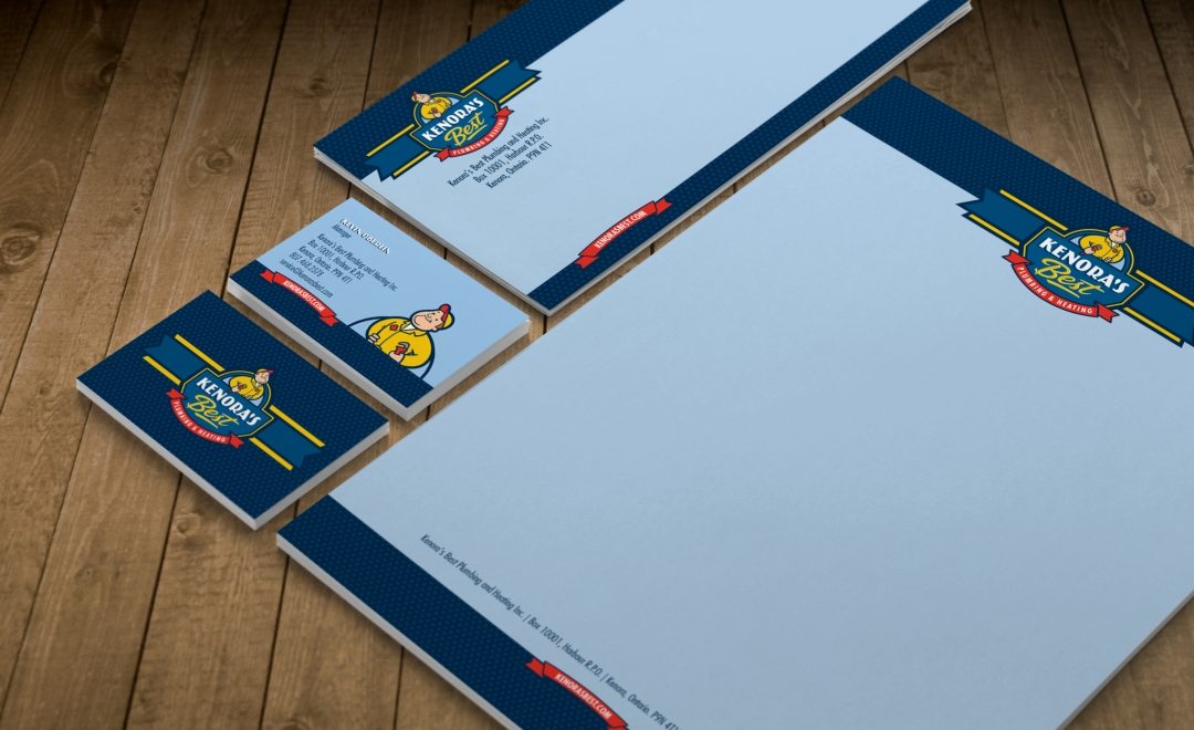 Stationery design for a HVAC company in Ontario, Canada.