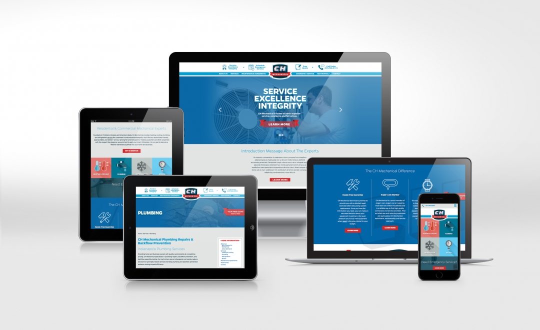 Website design and development for this contractor located in Indianapolis, IN.