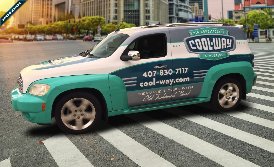 award winning truck wraps, best truck wraps, hvac truck wraps