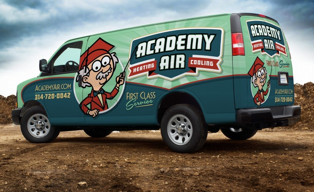 award winning truck wraps, best truck wraps, hvac truck wraps