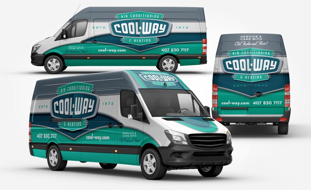 best truck wraps, HVAC truck wraps