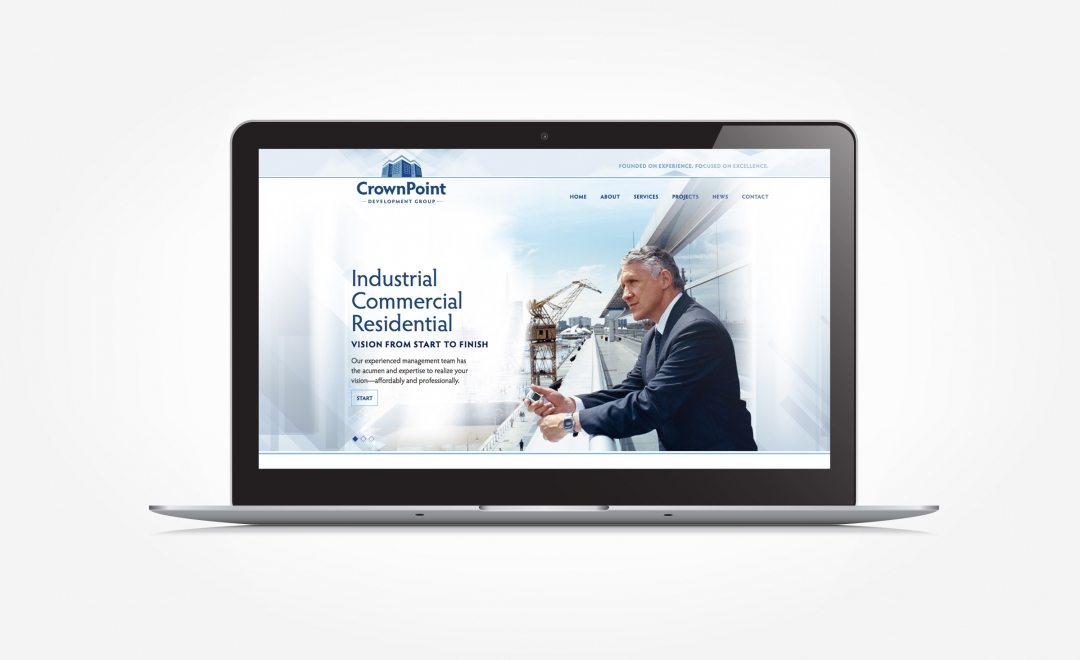 Web design for a real estate development and construction firm located in Morristown, NJ.