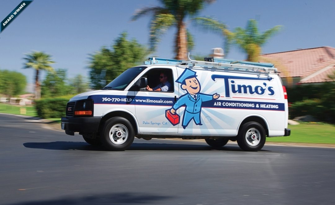 We completed the Timo's Air rebranding in 2011. Since then their business has doubled.