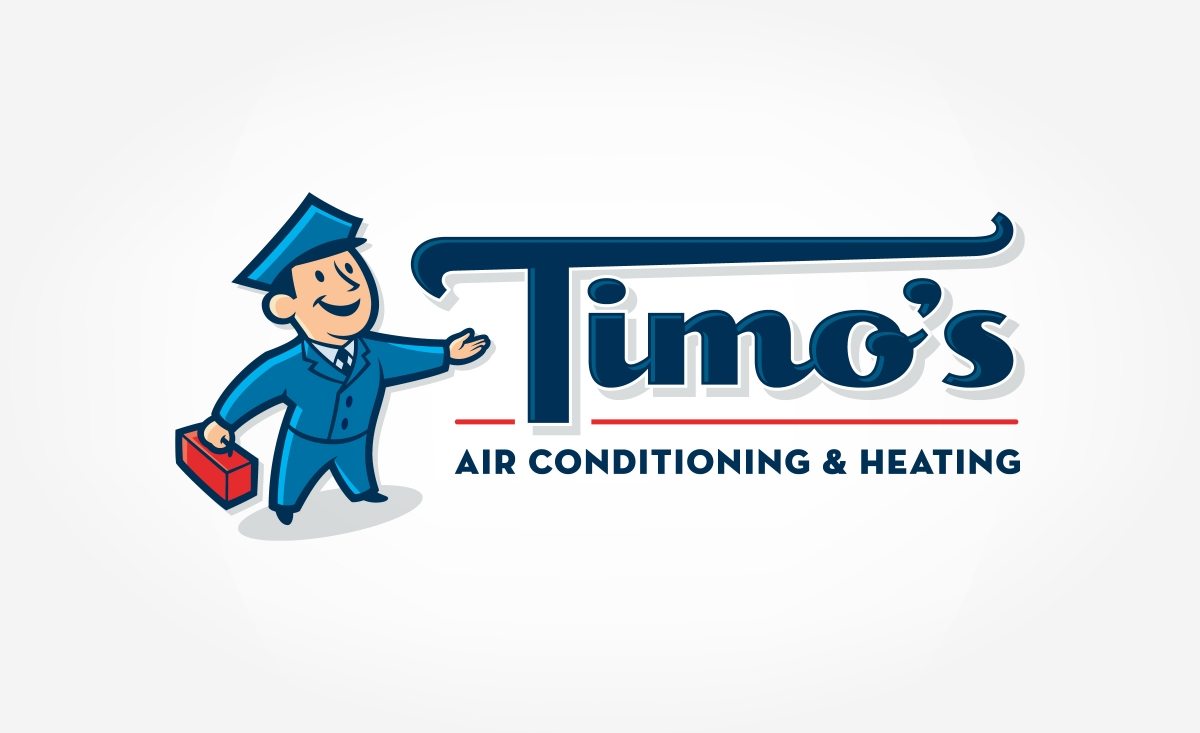 We designed this nostalgic retro logo design for an HVAC contractor in Palm Springs, CA.