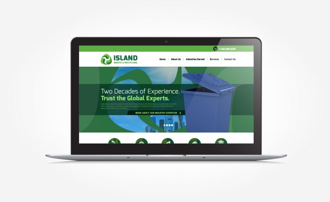 Website design and development for a waste and recycling brokerage firm located in Woodcliff Lake, NJ.