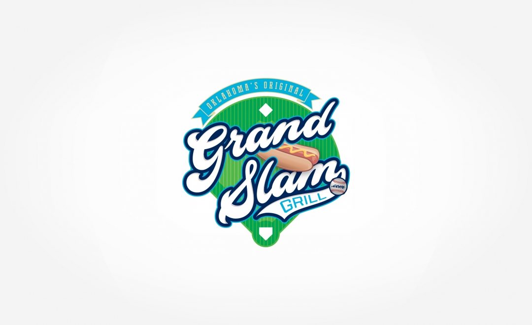 Retro logo design for an Oklahoma Grill and Concessions store.
