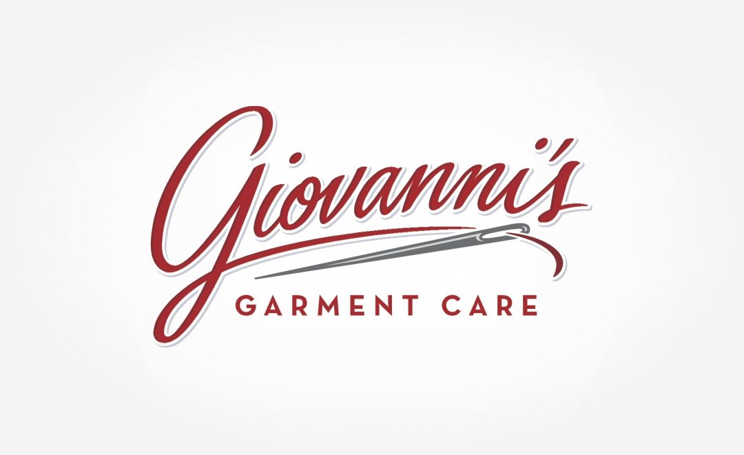 Logo design for a Princeton garment care and cleaning center.
