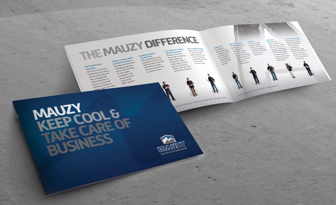 Collateral and brochure design, copywriting and printing