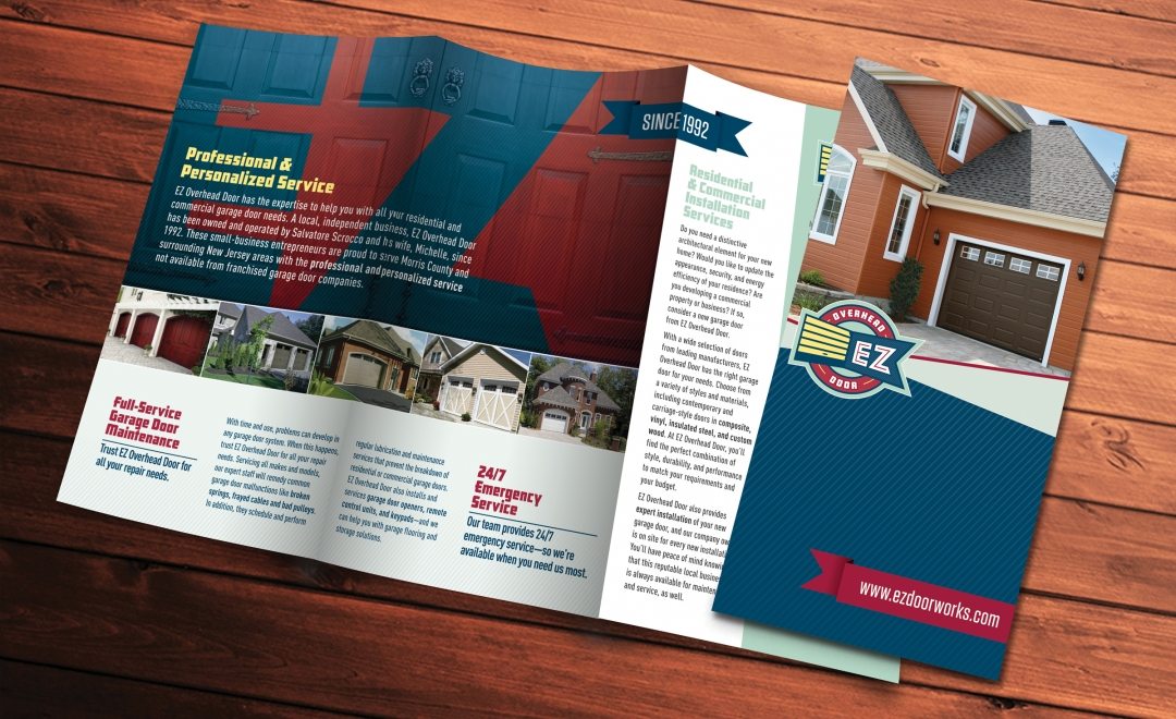 Trifold brochure design