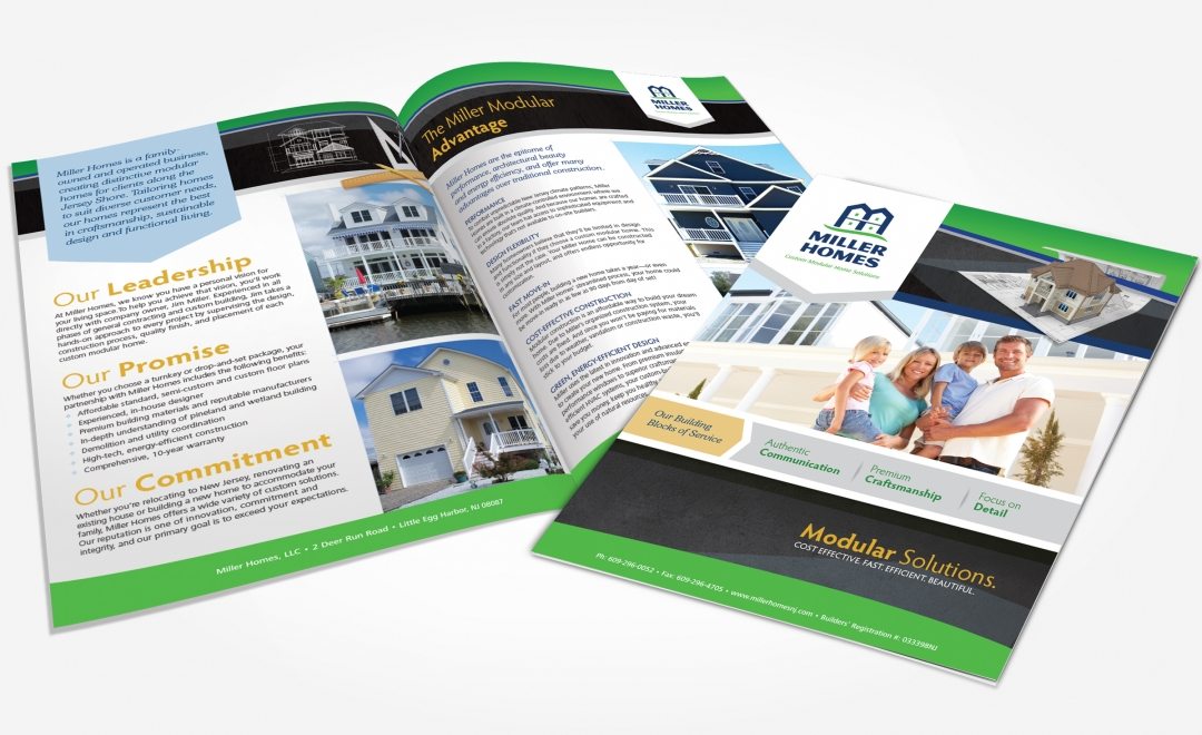 Collateral and brochure design, copywriting and printing