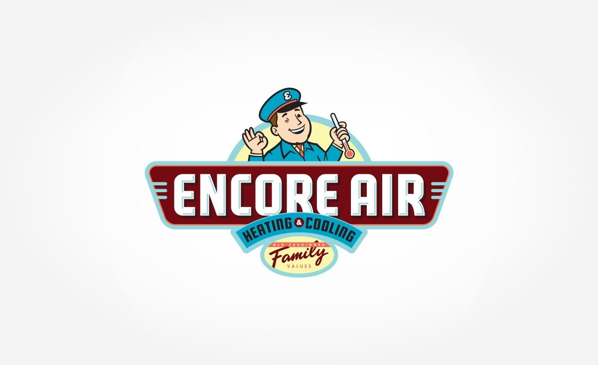 Logo design for Encore Air Heating & Cooling, an hvac company based in Largo, FL.
